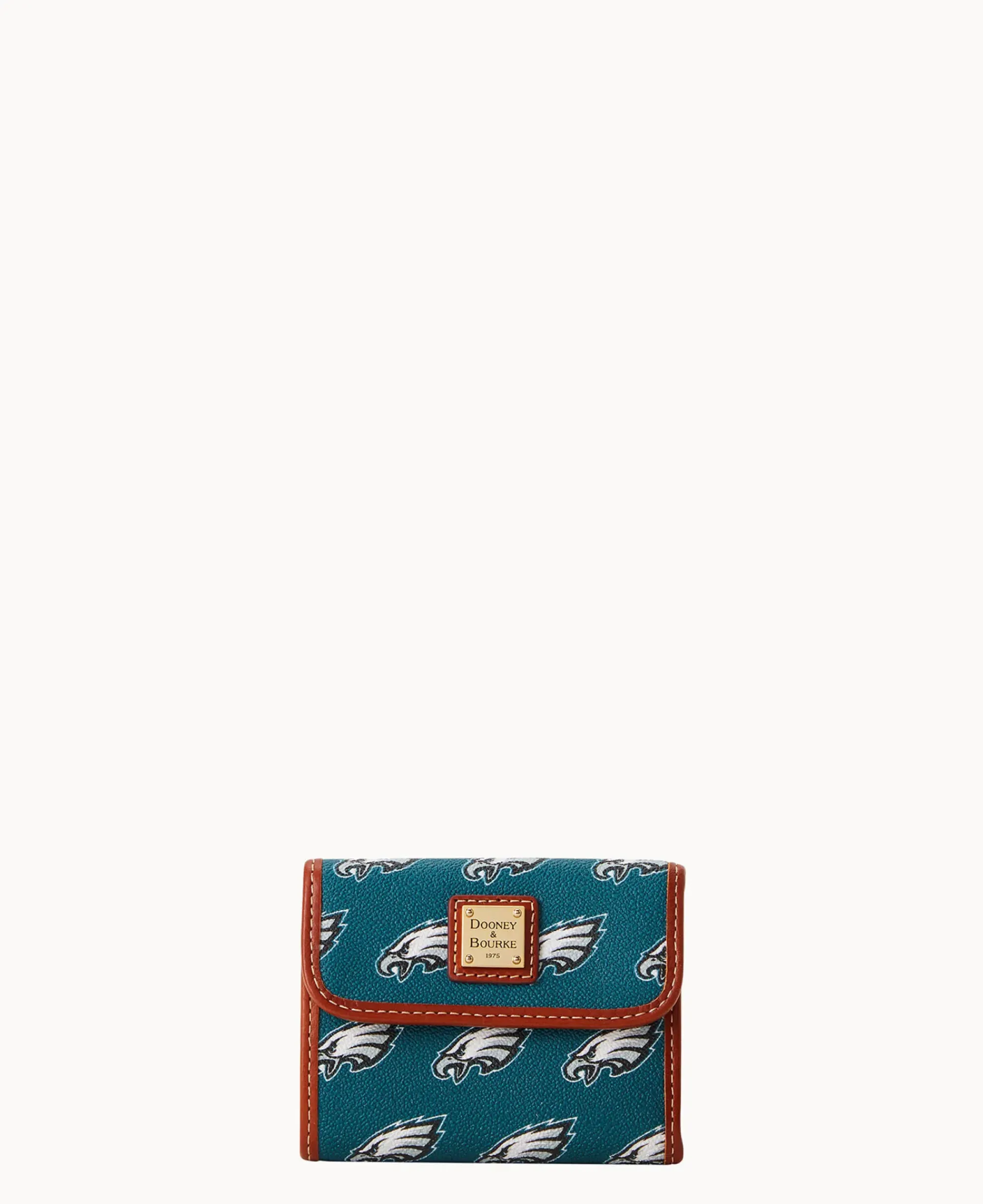 Dooney & Bourke Grab and Go|Wallets<NFL Flap Credit Card Wallet EAGLES