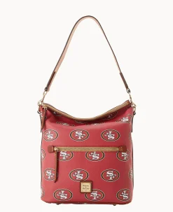 Dooney & Bourke Game Day Ready|Printed Fabric<NFL Large Sac 49ers