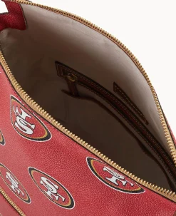 Dooney & Bourke Game Day Ready|Printed Fabric<NFL Large Sac 49ers