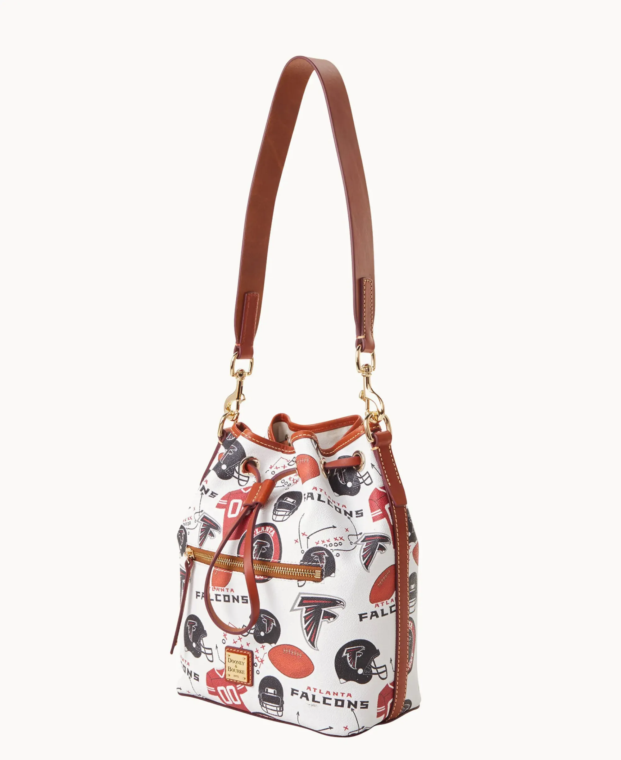 Dooney & Bourke Game Day Ready|Printed Fabric<NFL Drawstring FALCONS