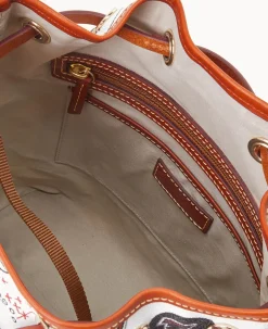 Dooney & Bourke Game Day Ready|Printed Fabric<NFL Drawstring FALCONS