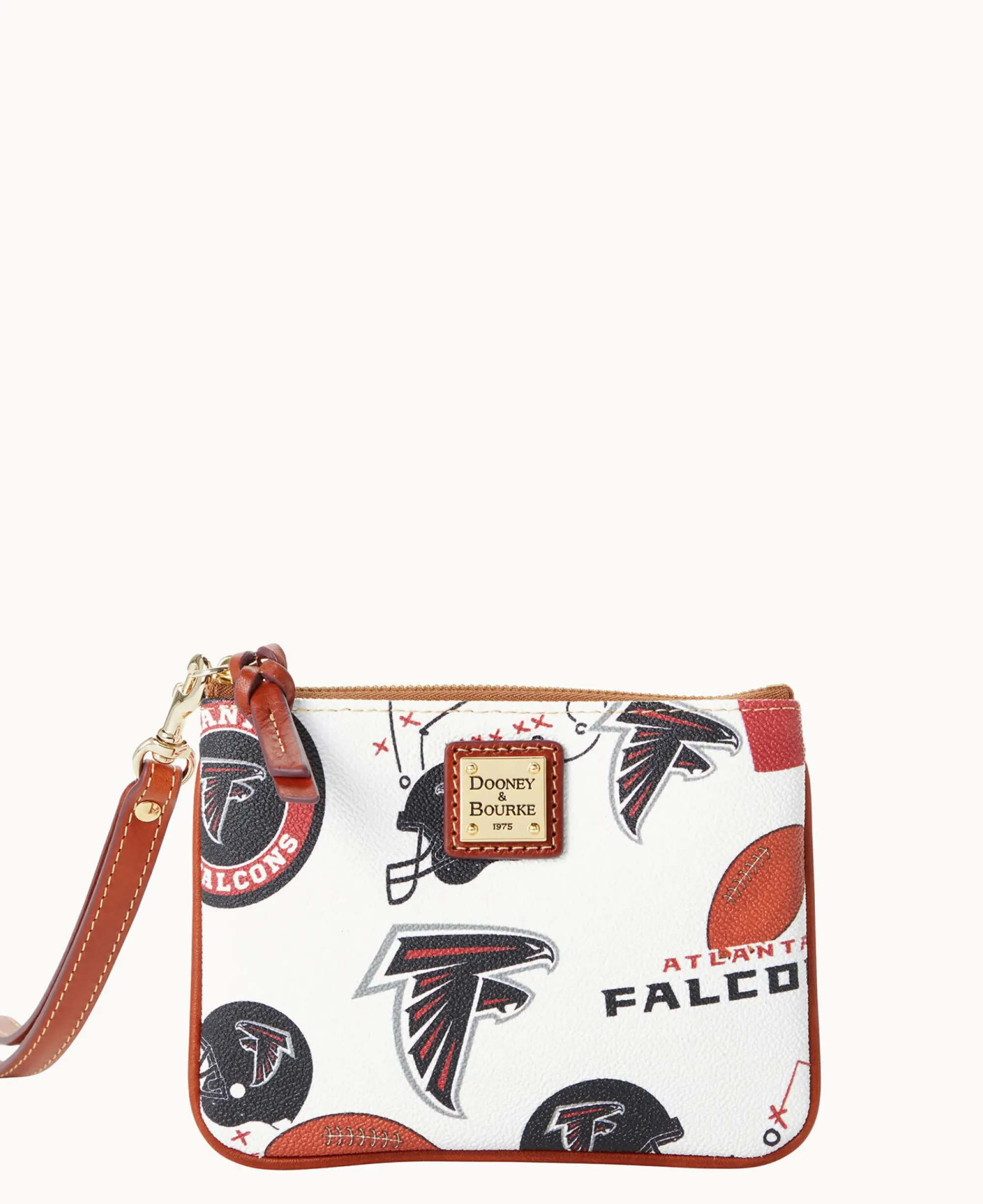 Dooney & Bourke Grab and Go|Wristlets<NFL Stadium Wristlet FALCONS