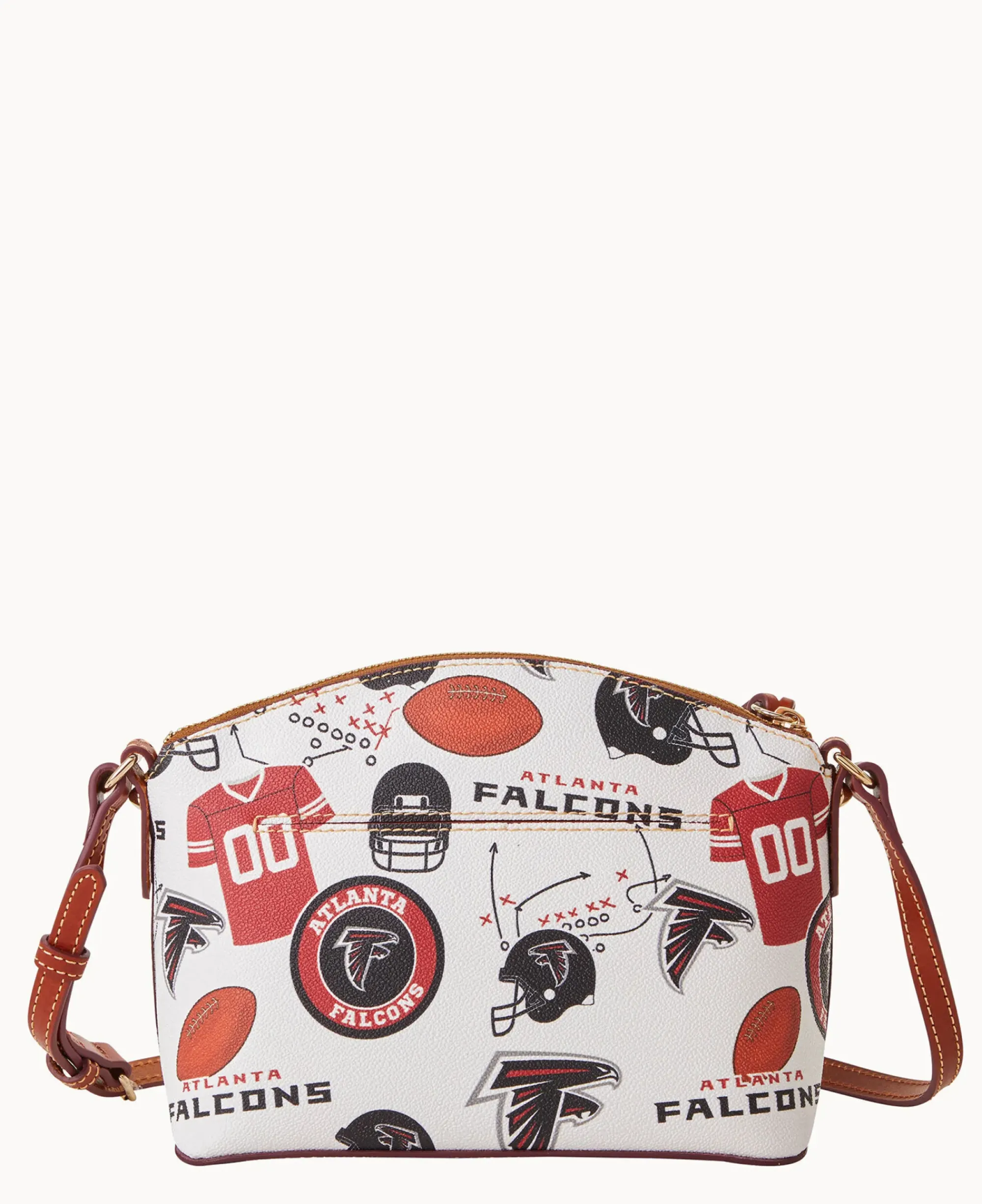 Dooney & Bourke Game Day Ready|Printed Fabric<NFL Suki Crossbody FALCONS