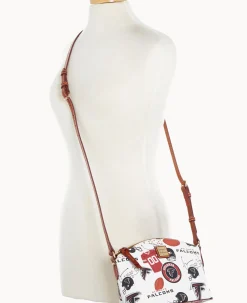Dooney & Bourke Game Day Ready|Printed Fabric<NFL Suki Crossbody FALCONS