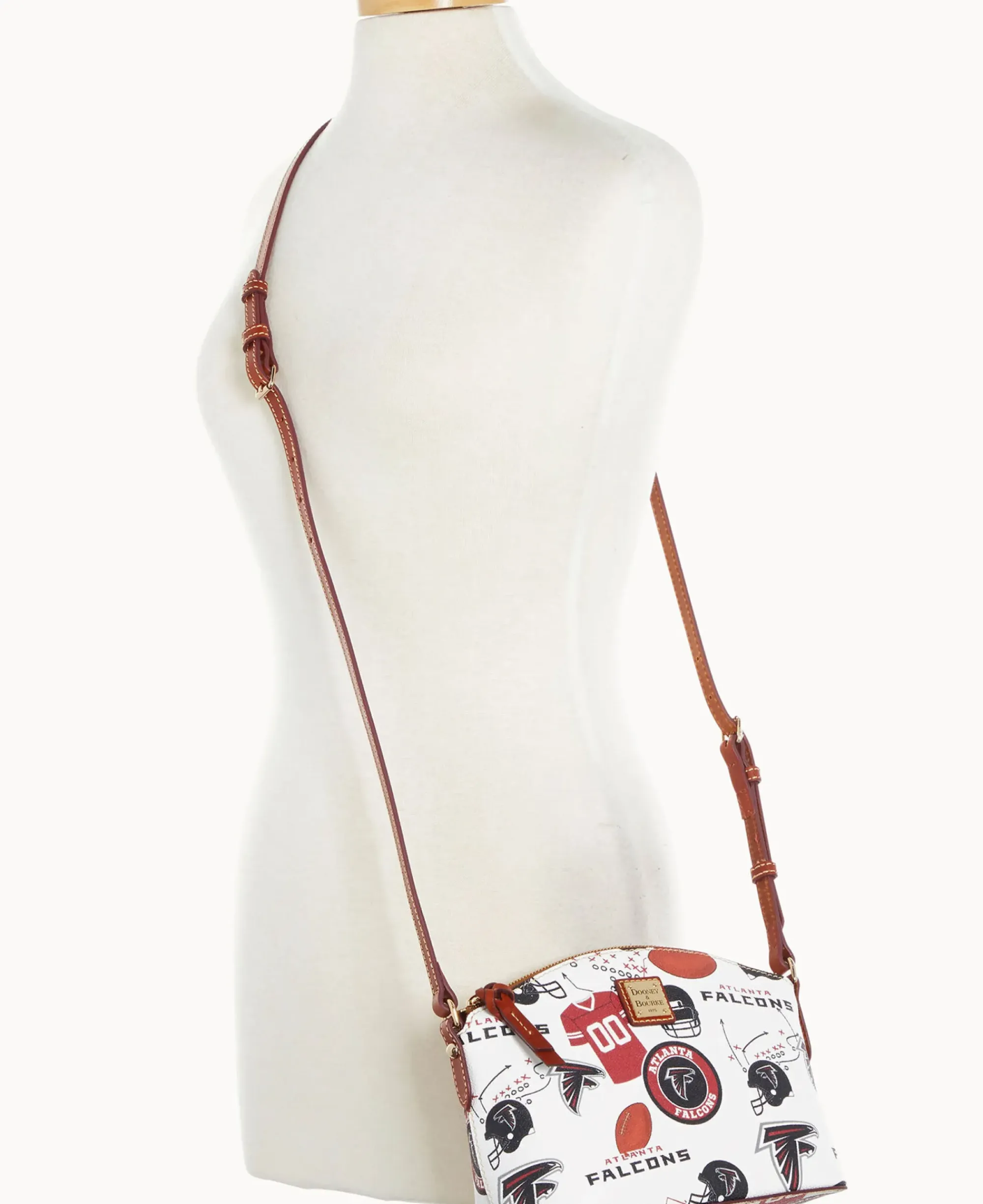 Dooney & Bourke Game Day Ready|Printed Fabric<NFL Suki Crossbody FALCONS