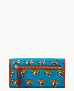 Dooney & Bourke Grab and Go|Clutches<NFL Continental Clutch JAGUARS