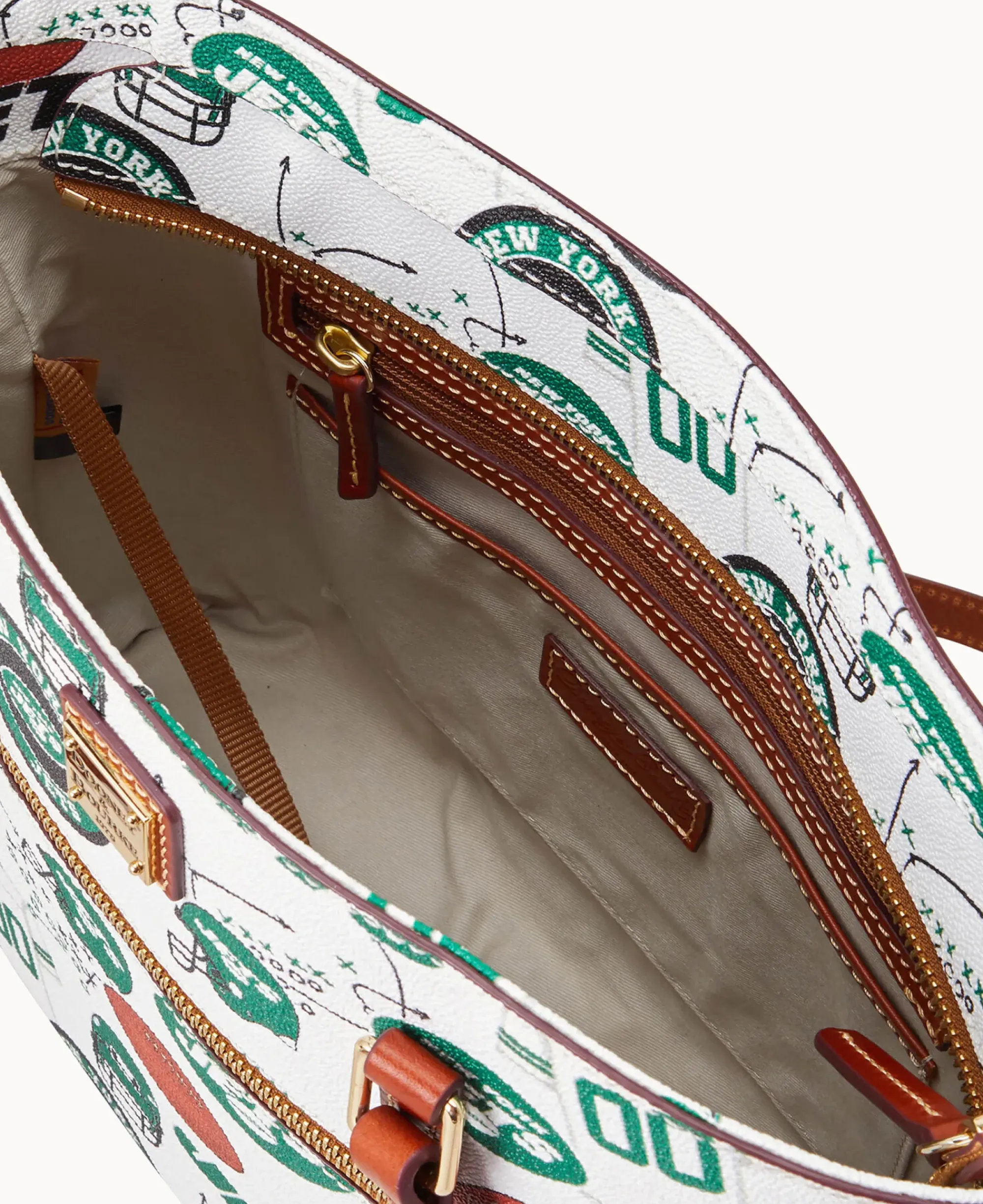 Dooney & Bourke Game Day Ready|Printed Fabric<NFL Shopper JETS