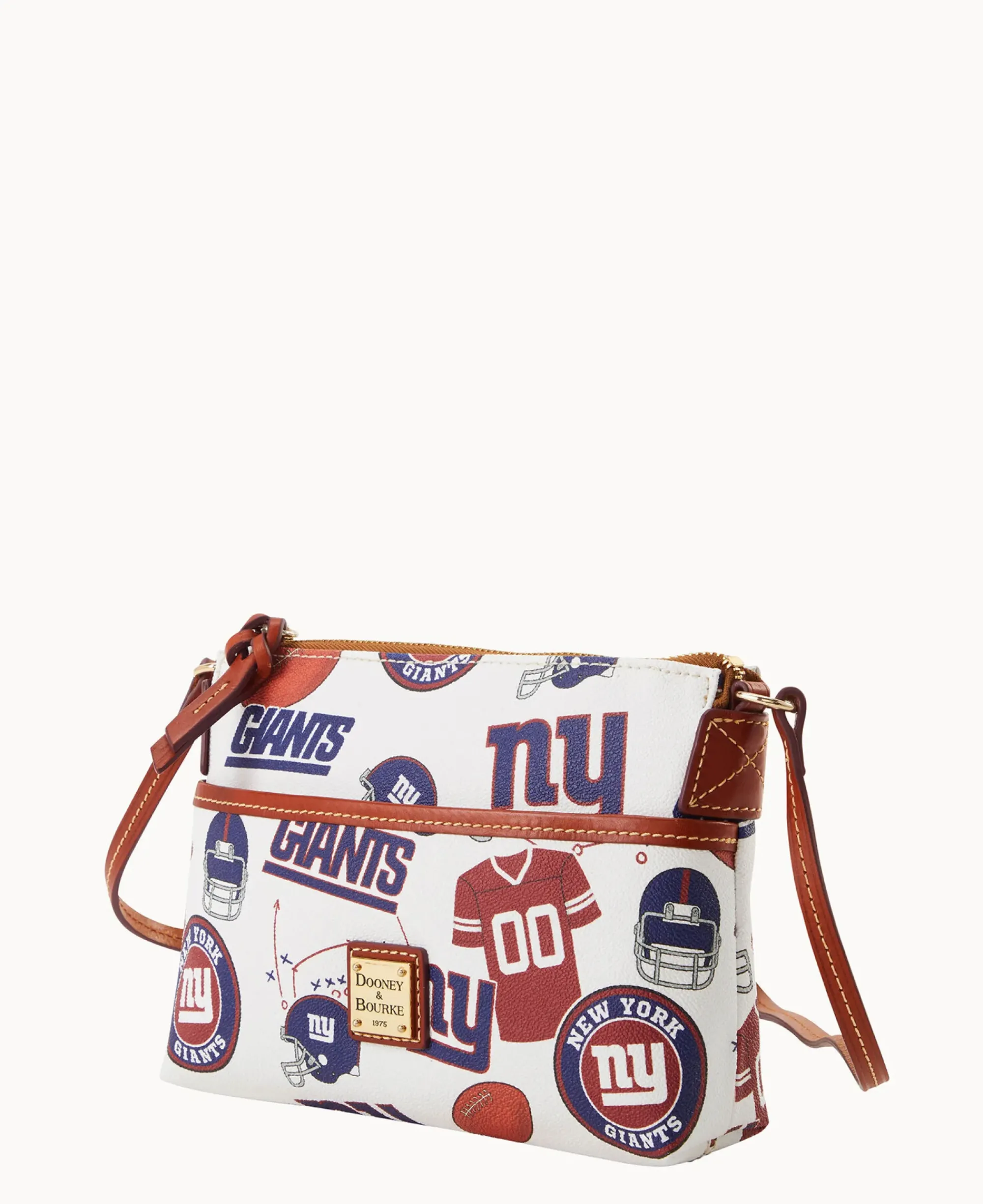 Dooney & Bourke Game Day Ready|Printed Fabric<NFL NY Ginger Crossbody GIANTS