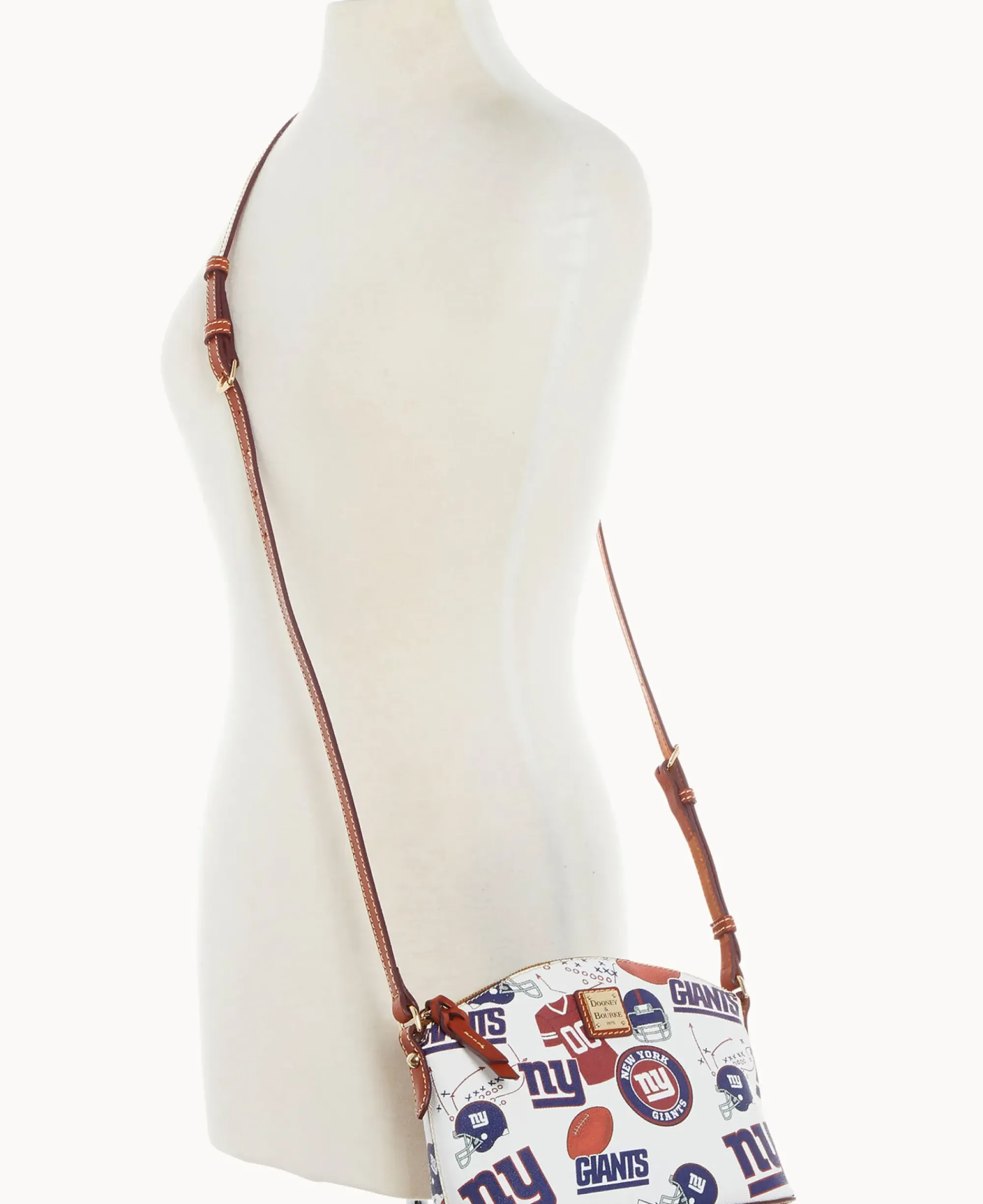 Dooney & Bourke Game Day Ready|Printed Fabric<NFL NY Suki Crossbody Giants