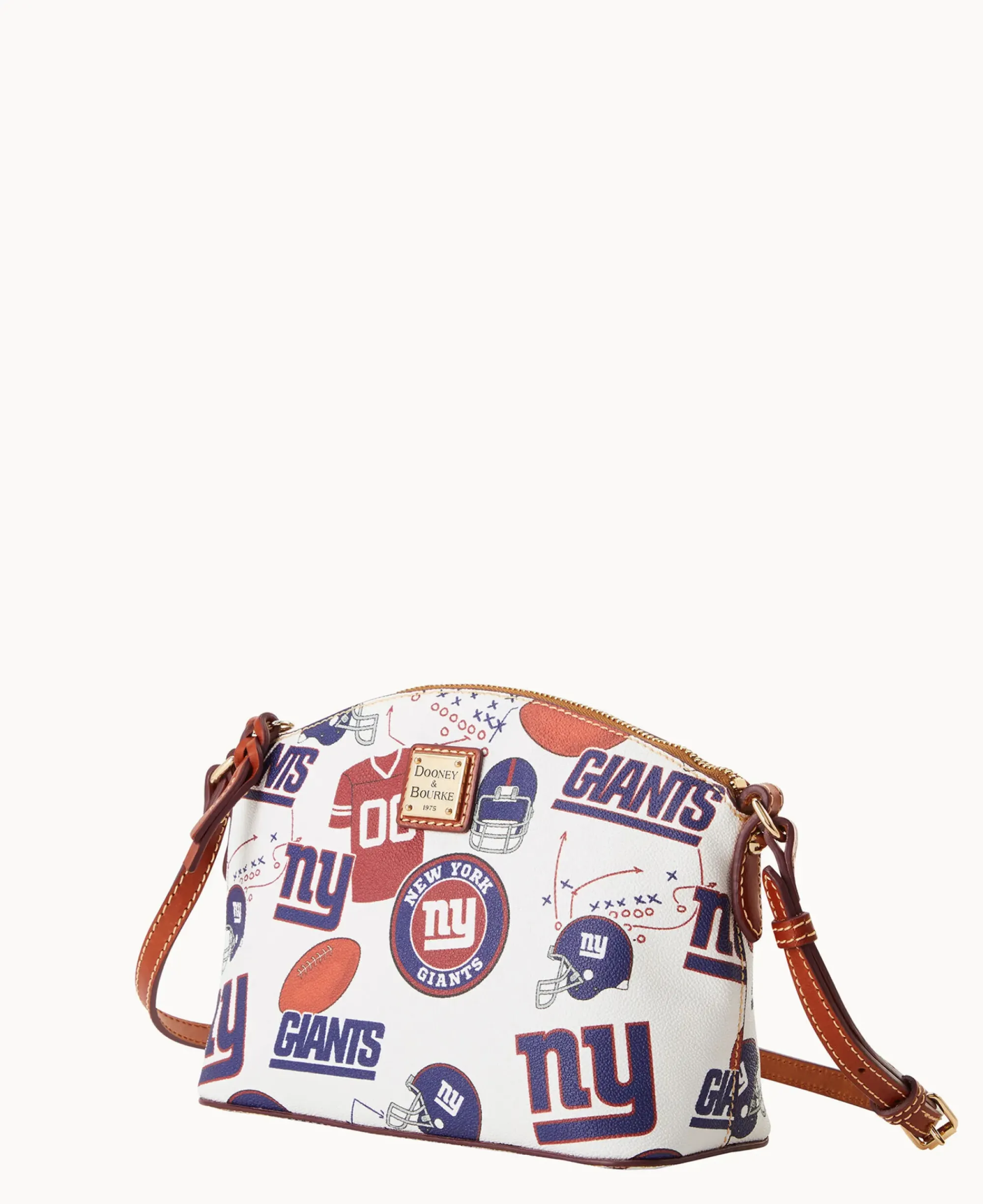 Dooney & Bourke Game Day Ready|Printed Fabric<NFL NY Suki Crossbody Giants