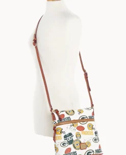 Dooney & Bourke Game Day Ready|Printed Fabric<NFL Crossbody PACKERS