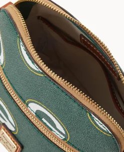 Dooney & Bourke Game Day Ready|Printed Fabric<NFL Domed Crossbody Packers