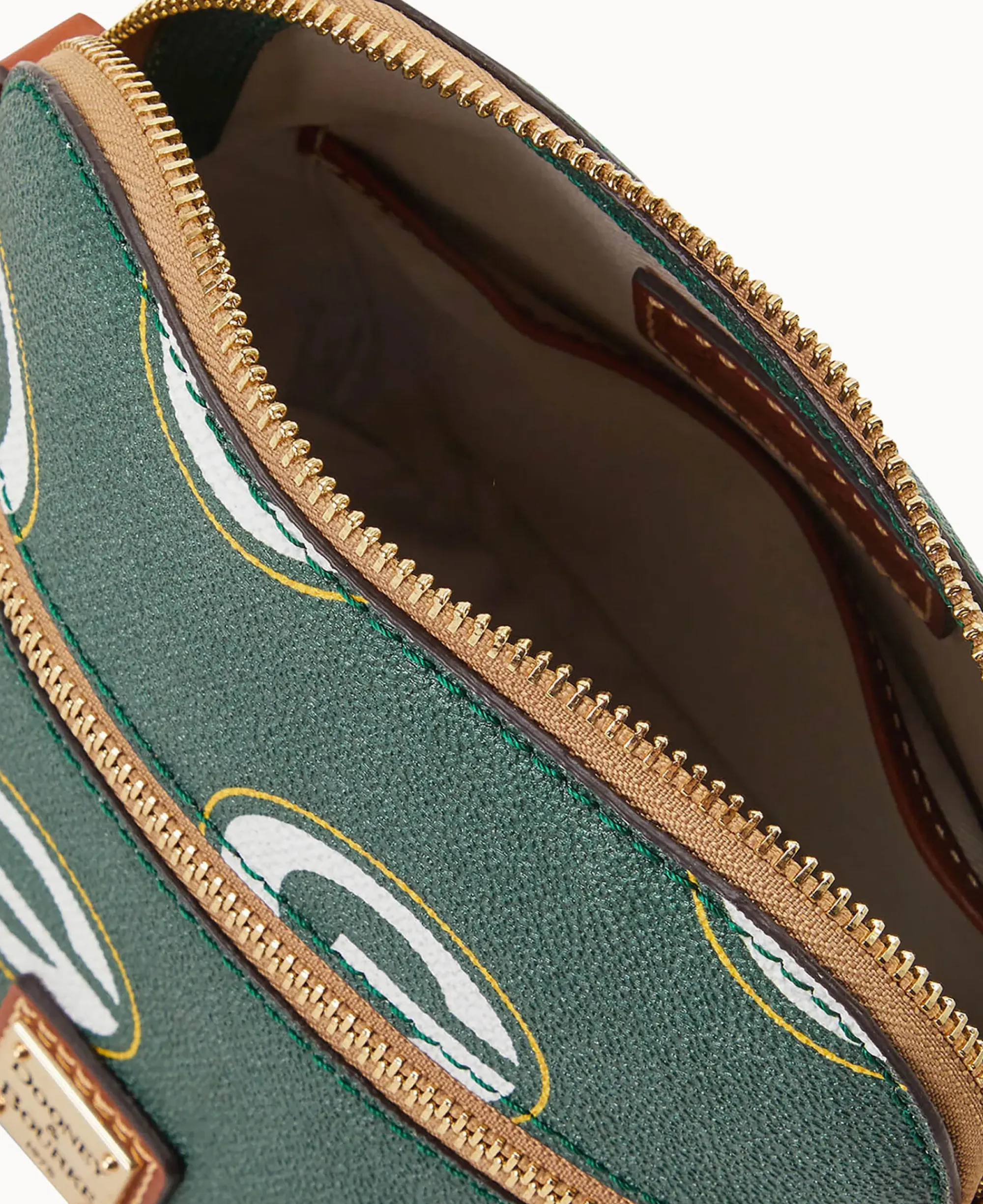 Dooney & Bourke Game Day Ready|Printed Fabric<NFL Domed Crossbody Packers
