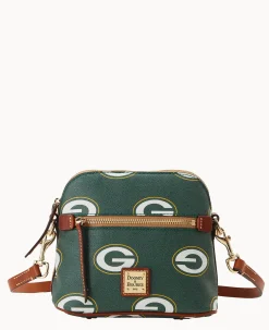 Dooney & Bourke Game Day Ready|Printed Fabric<NFL Domed Crossbody Packers