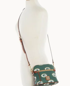 Dooney & Bourke Game Day Ready|Printed Fabric<NFL Domed Crossbody Packers