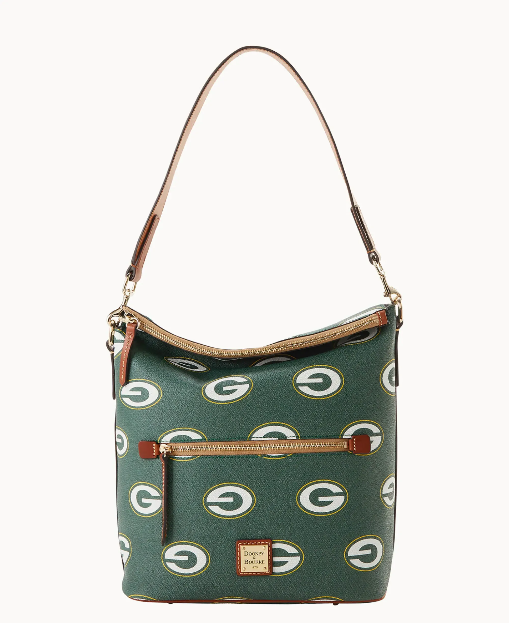 Dooney & Bourke Game Day Ready|Printed Fabric<NFL Large Sac Packers