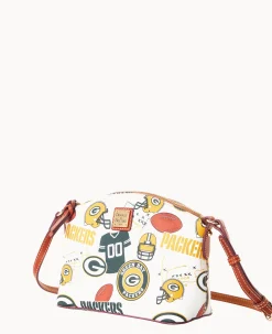 Dooney & Bourke Game Day Ready|Printed Fabric<NFL Suki Crossbody PACKERS