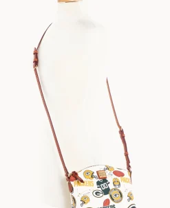 Dooney & Bourke Game Day Ready|Printed Fabric<NFL Suki Crossbody PACKERS
