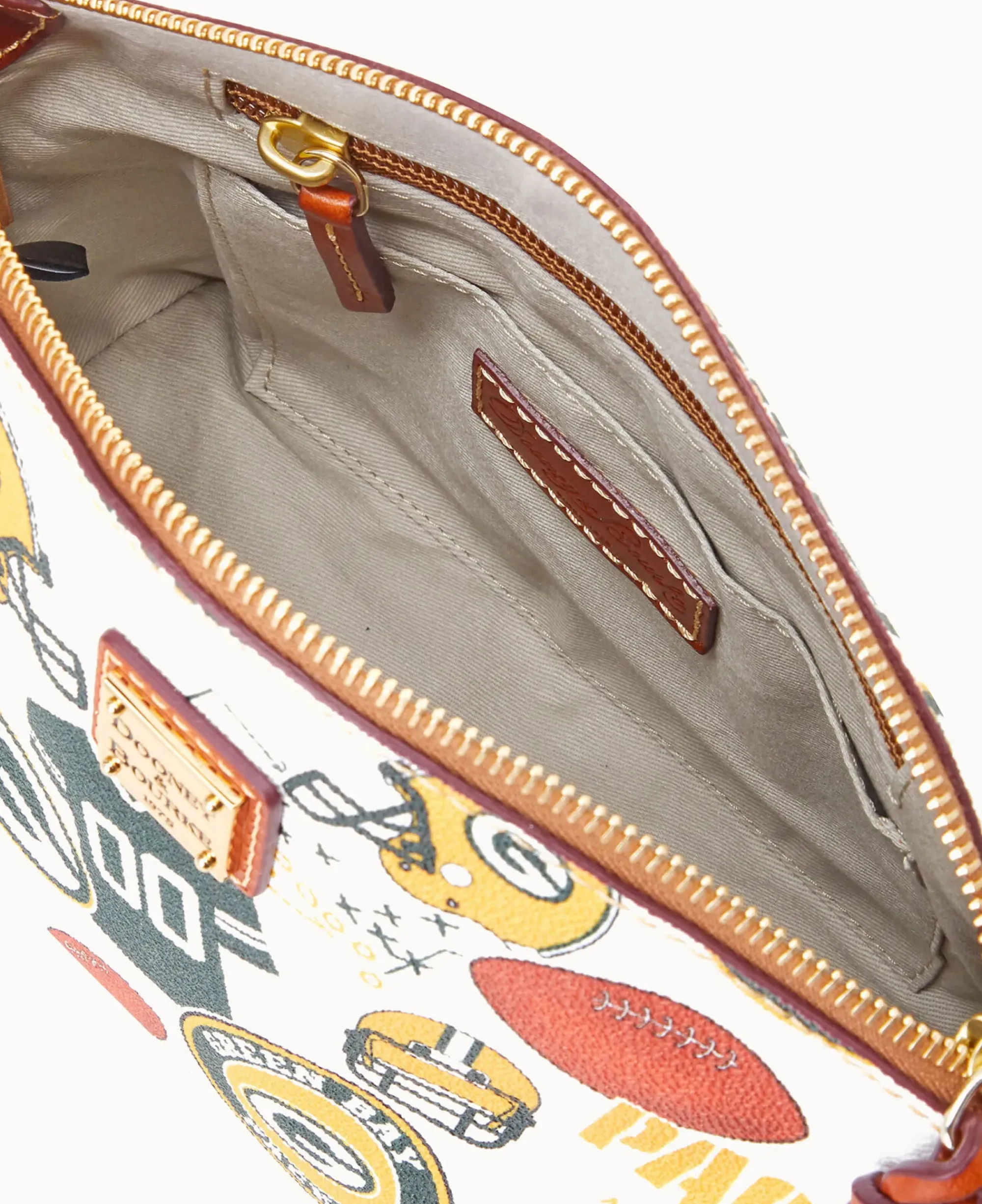 Dooney & Bourke Game Day Ready|Printed Fabric<NFL Suki Crossbody PACKERS
