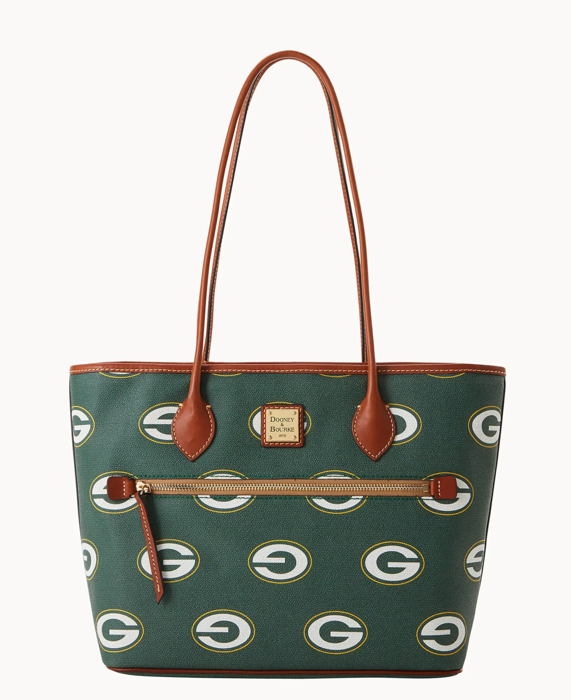 Dooney & Bourke Game Day Ready|Printed Fabric<NFL Tote Packers