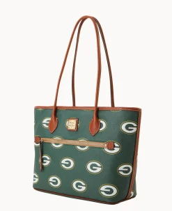 Dooney & Bourke Game Day Ready|Printed Fabric<NFL Tote Packers