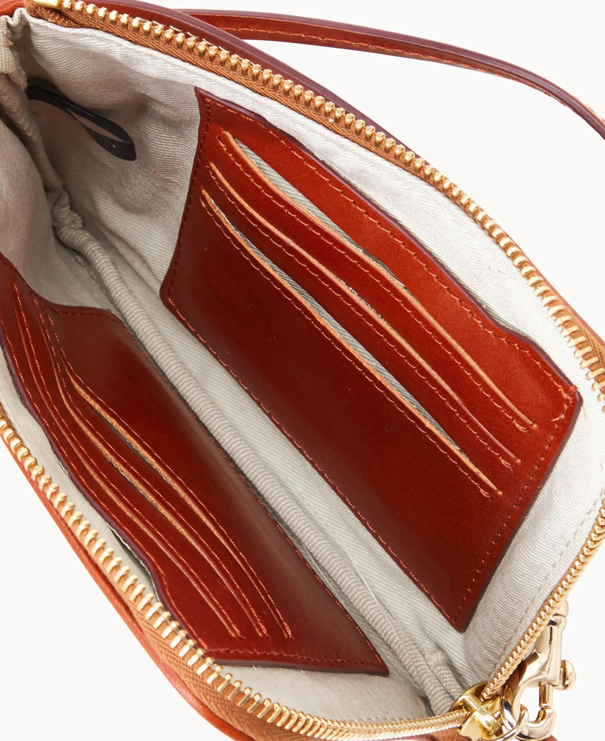 Dooney & Bourke Grab and Go|Wristlets<NFL Multi Function Zip Around PANTHERS