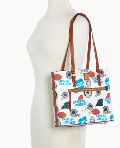 Dooney & Bourke Game Day Ready|Printed Fabric<NFL Shopper PANTHERS