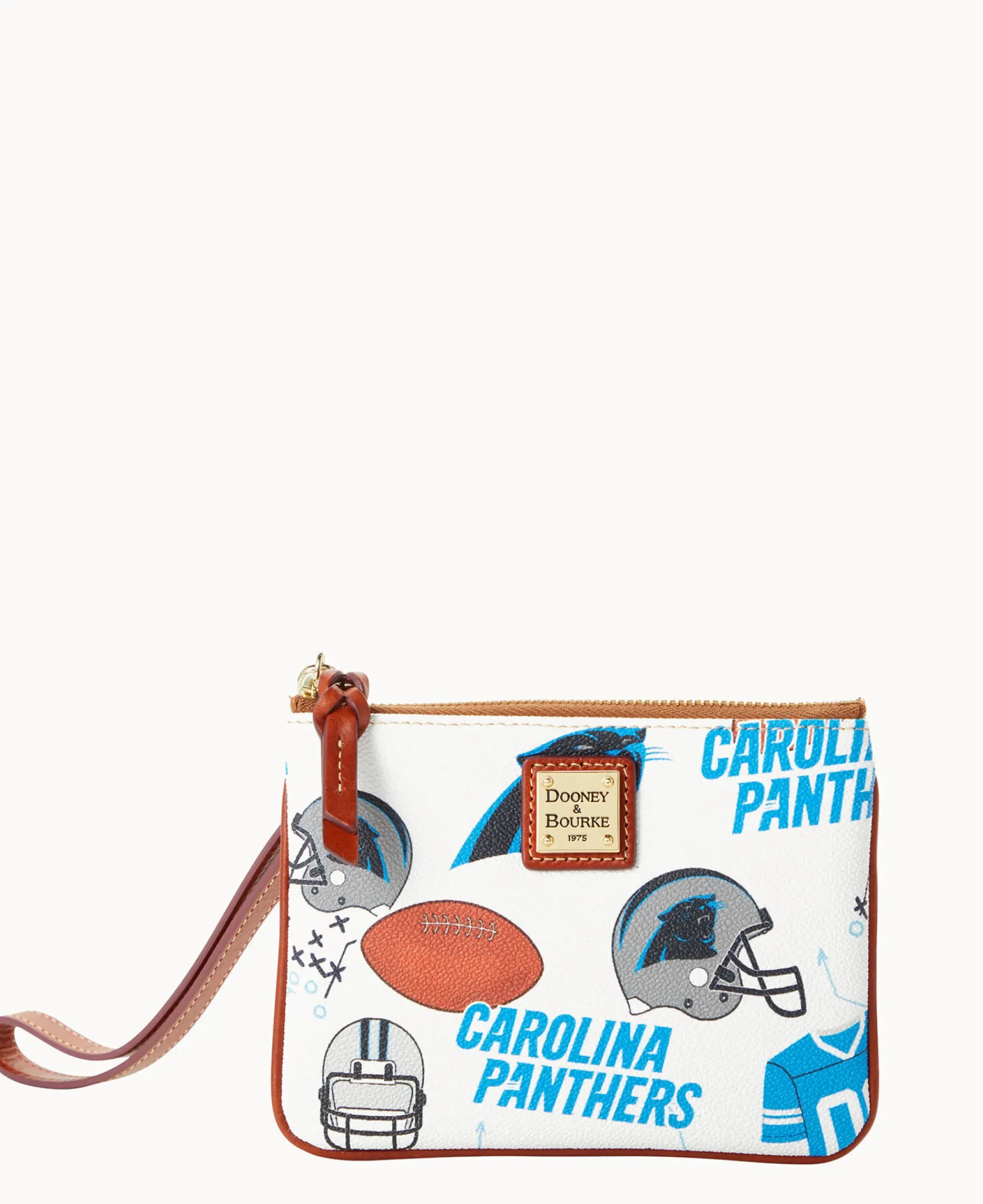 Dooney & Bourke Grab and Go|Wristlets<NFL Stadium Wristlet PANTHERS