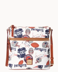 Dooney & Bourke Game Day Ready|Printed Fabric<NFL Crossbody PATRIOTS