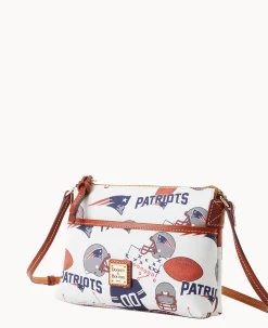 Dooney & Bourke Game Day Ready|Printed Fabric<NFL Ginger Crossbody PATRIOTS