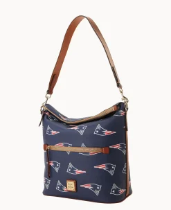 Dooney & Bourke Game Day Ready|Printed Fabric<NFL Large Sac Patriots