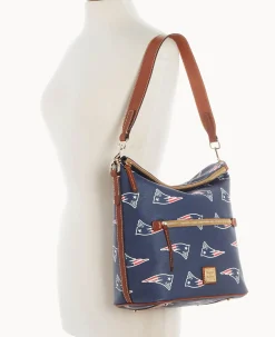 Dooney & Bourke Game Day Ready|Printed Fabric<NFL Large Sac Patriots