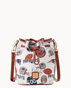 Dooney & Bourke Game Day Ready|Printed Fabric<NFL Small Drawstring PATRIOTS