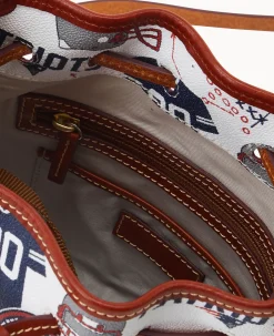 Dooney & Bourke Game Day Ready|Printed Fabric<NFL Small Drawstring PATRIOTS