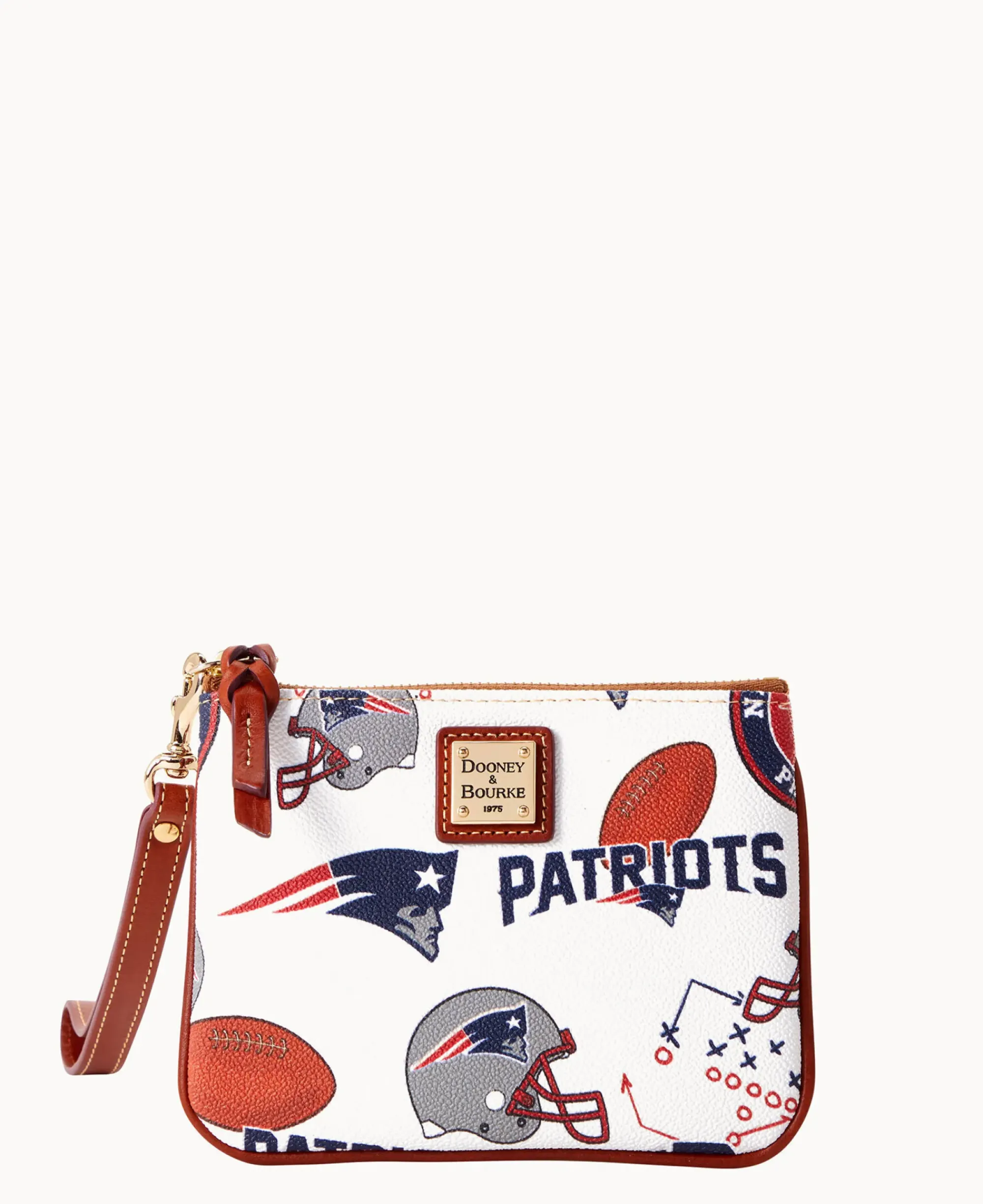 Dooney & Bourke Grab and Go|Wristlets<NFL Stadium Wristlet PATRIOTS