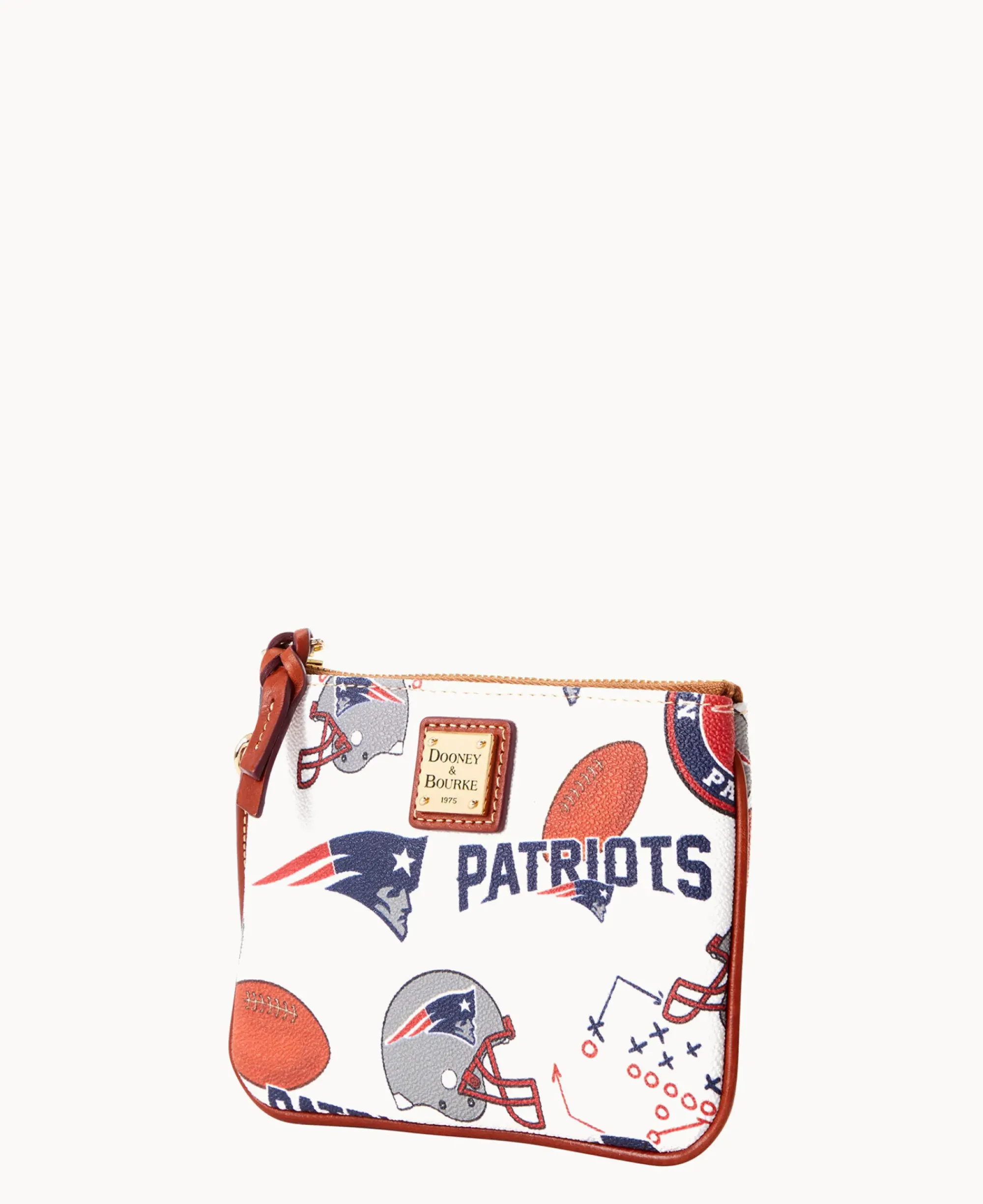 Dooney & Bourke Grab and Go|Wristlets<NFL Stadium Wristlet PATRIOTS
