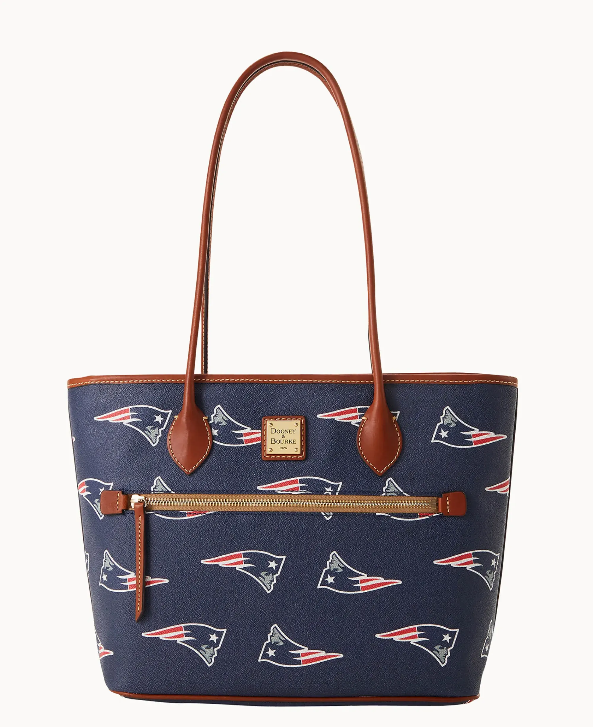 Dooney & Bourke Game Day Ready|Printed Fabric<NFL Tote Patriots