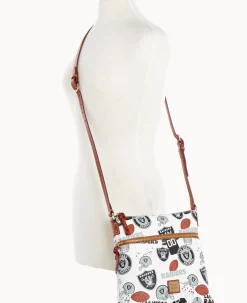 Dooney & Bourke Game Day Ready|Printed Fabric<NFL Crossbody RAIDERS