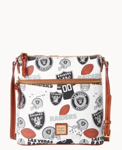 Dooney & Bourke Game Day Ready|Printed Fabric<NFL Crossbody RAIDERS