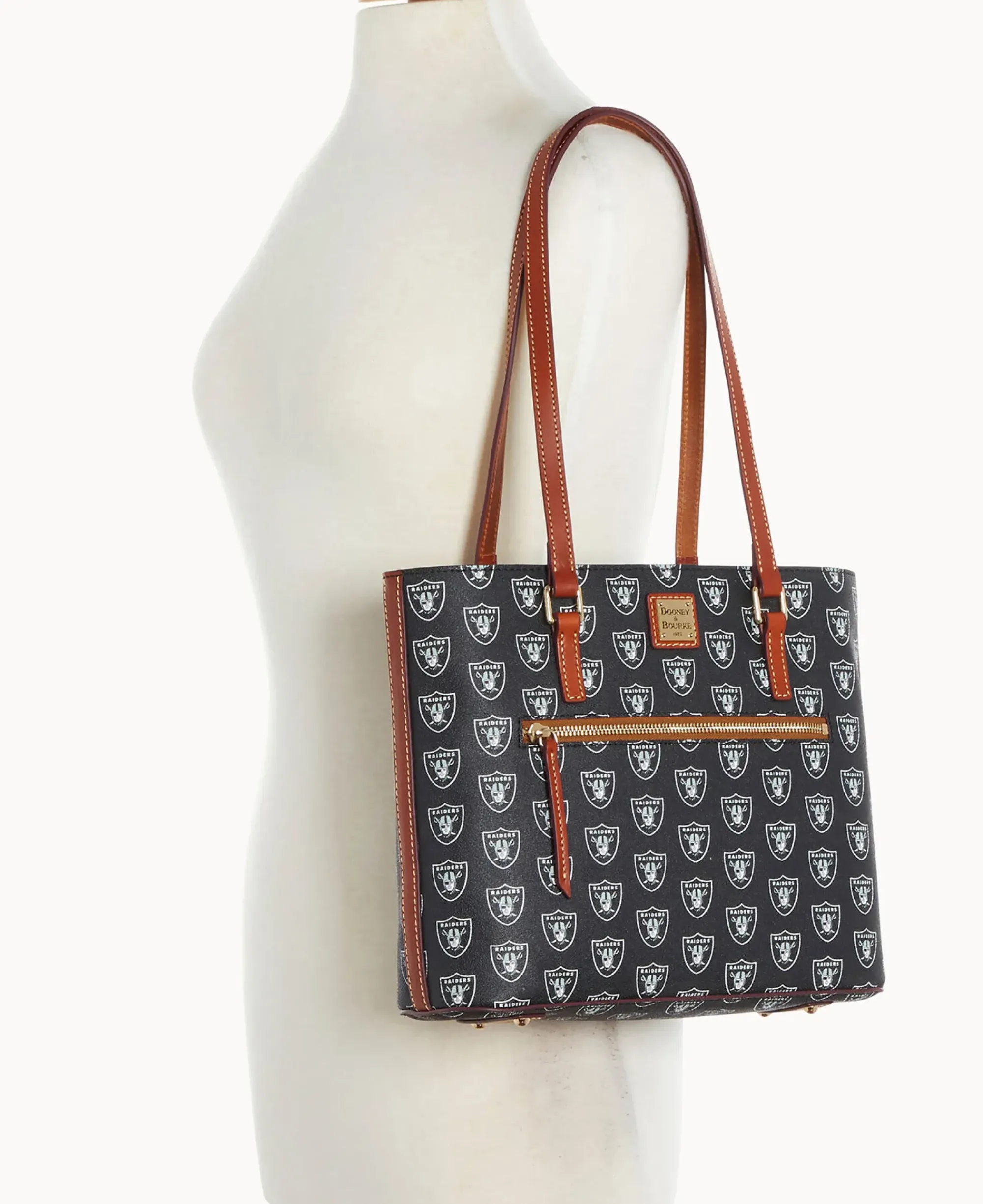 Dooney & Bourke Game Day Ready|Printed Fabric<NFL Shopper RAIDERS