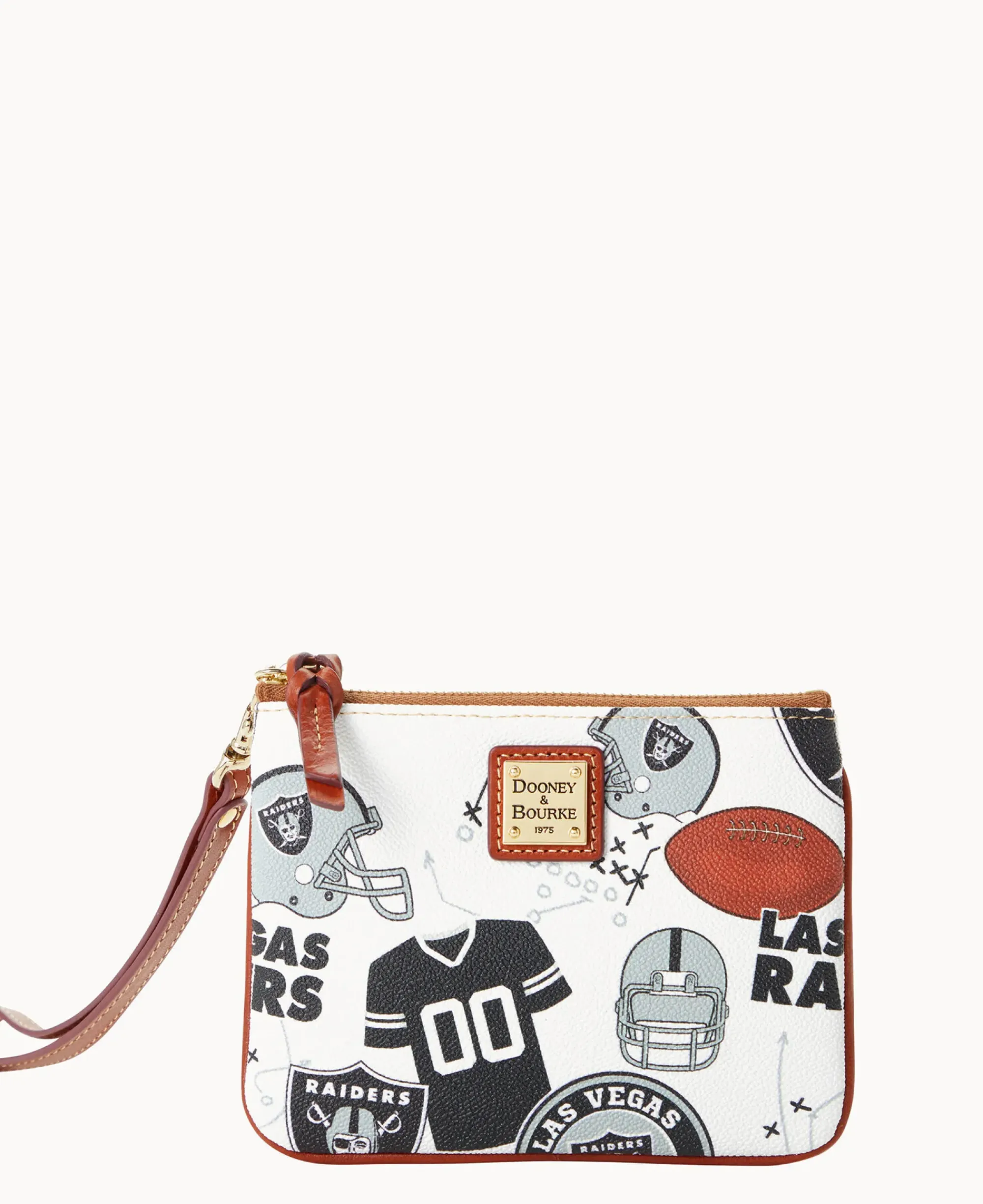 Dooney & Bourke Grab and Go|Wristlets<NFL Stadium Wristlet RAIDERS