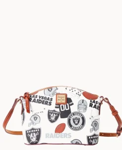 Dooney & Bourke Game Day Ready|Printed Fabric<NFL Suki Crossbody RAIDERS
