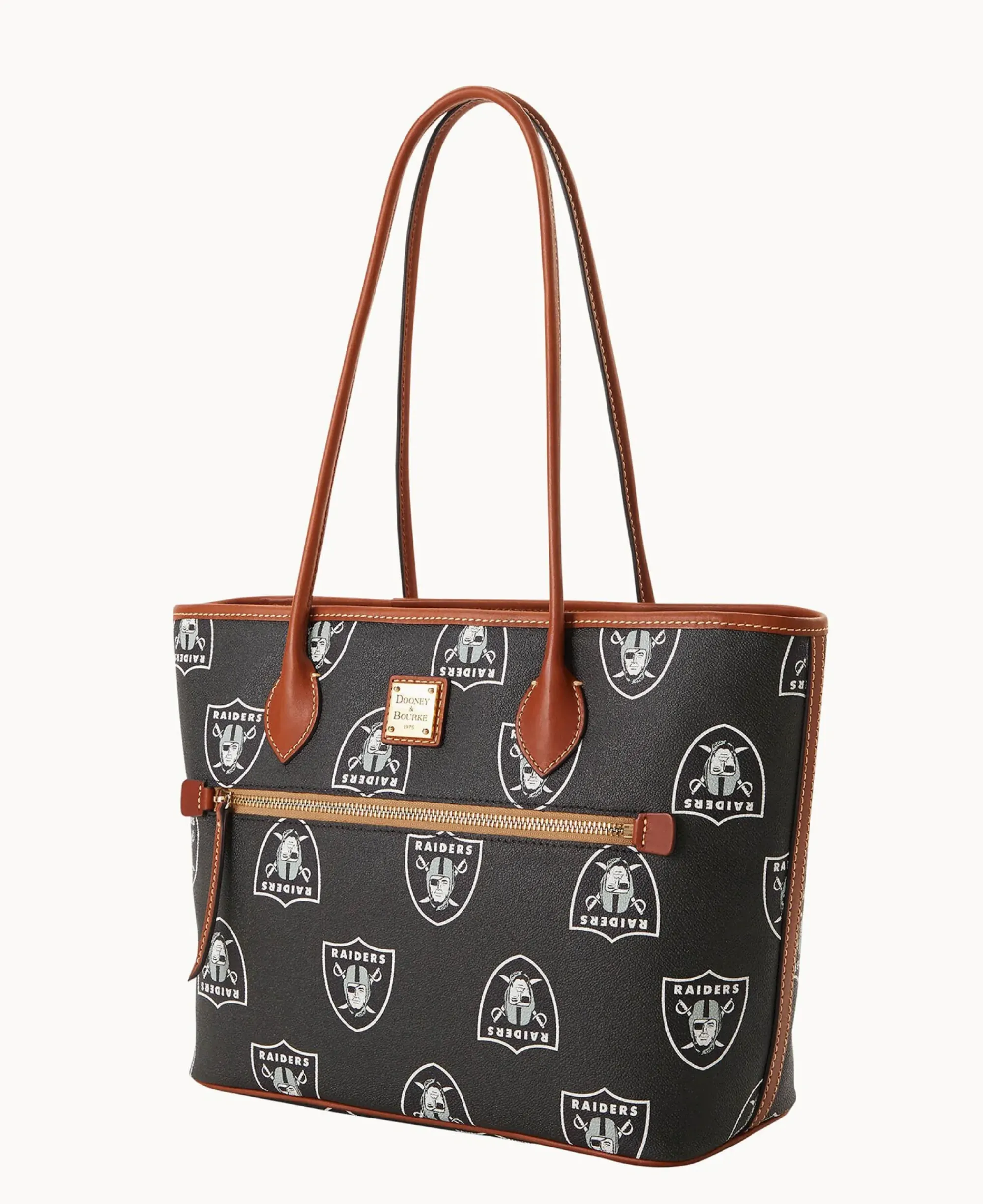 Dooney & Bourke Game Day Ready|Printed Fabric<NFL Tote Raiders