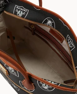 Dooney & Bourke Game Day Ready|Printed Fabric<NFL Tote Raiders