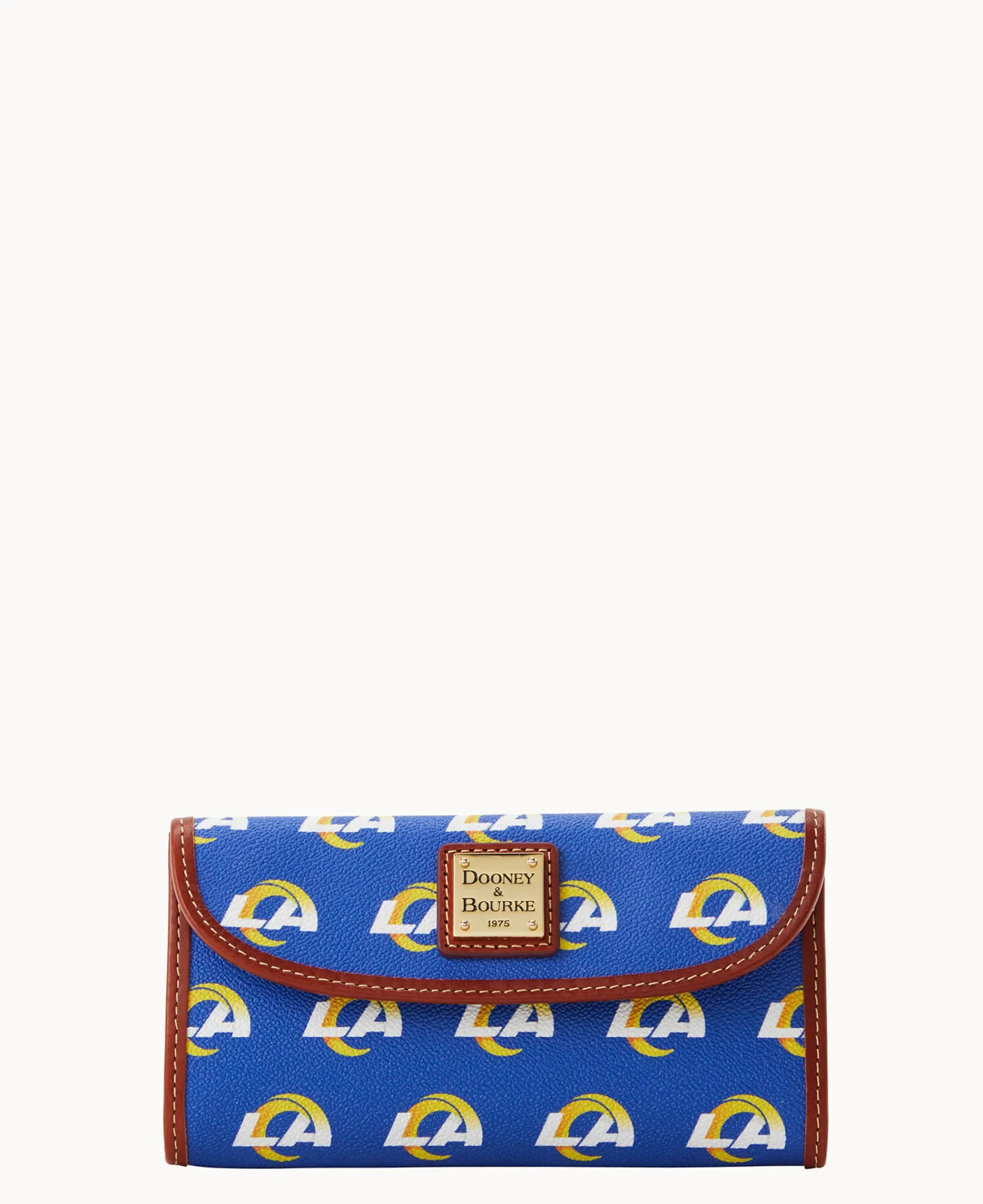 Dooney & Bourke Grab and Go|Clutches<NFL Continental Clutch RAMS
