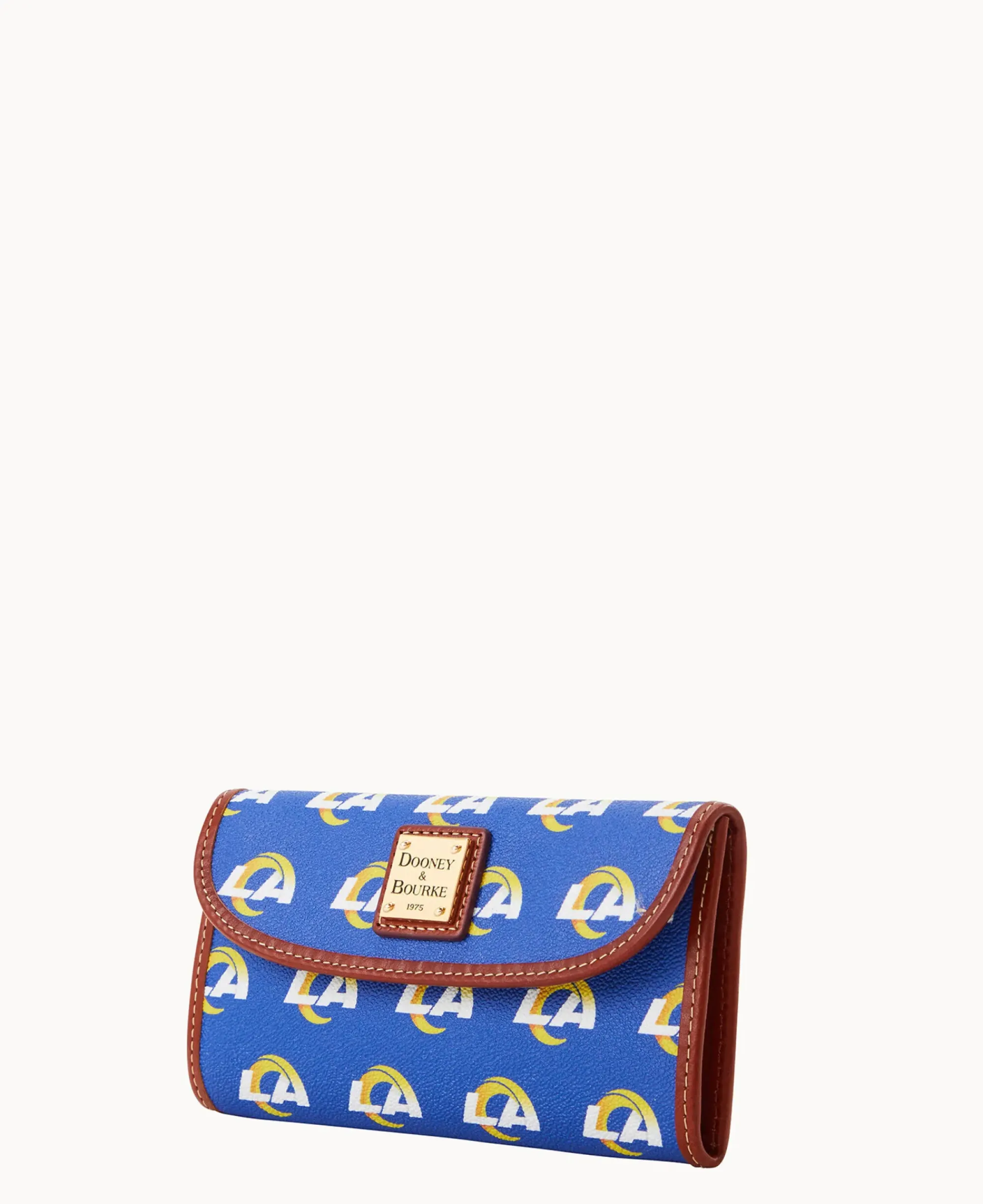 Dooney & Bourke Grab and Go|Clutches<NFL Continental Clutch RAMS