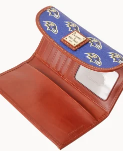 Dooney & Bourke Grab and Go|Wallets<NFL Continental Clutch RAVENS