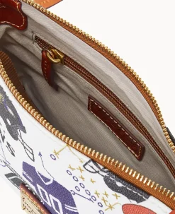 Dooney & Bourke Game Day Ready|Printed Fabric<NFL Crossbody Pouchette RAVENS