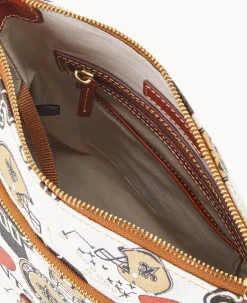 Dooney & Bourke Game Day Ready|Printed Fabric<NFL Crossbody SAINTS