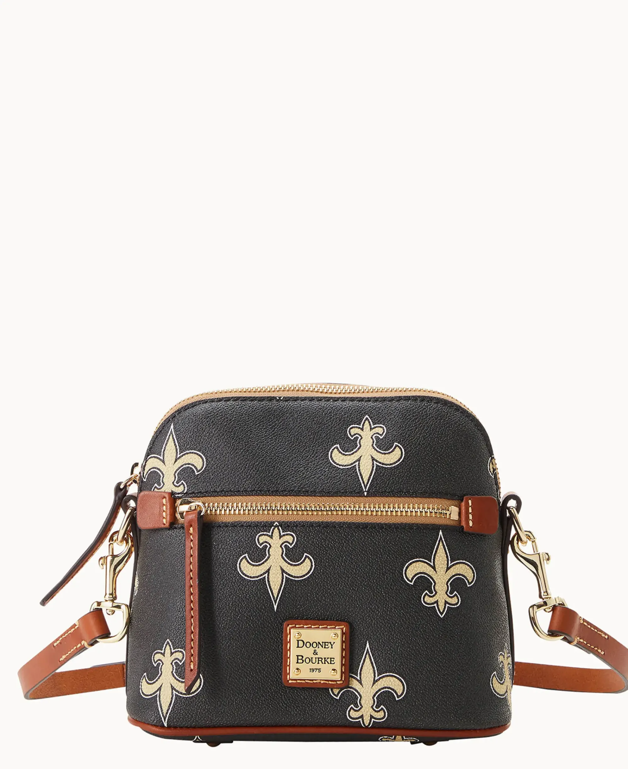 Dooney & Bourke Game Day Ready|Printed Fabric<NFL Domed Crossbody Saints